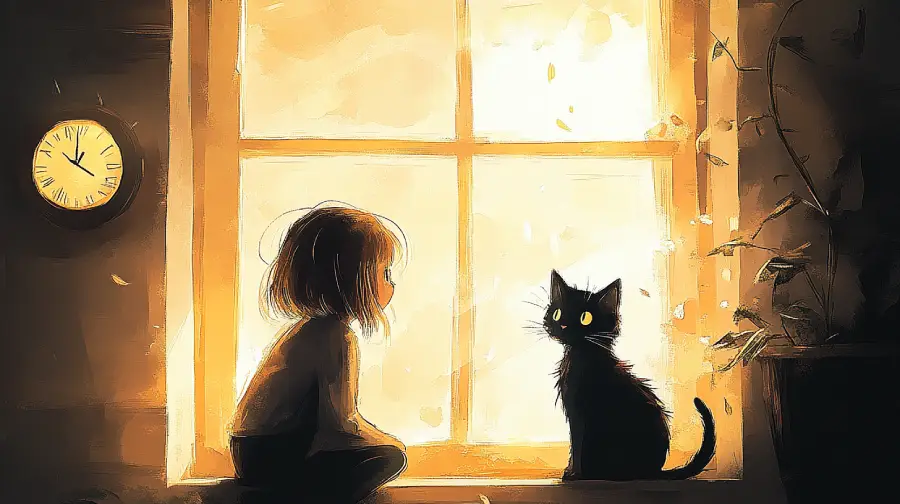 The Cat Who Watched the Clock: A Quiet Lesson in Mindfulness