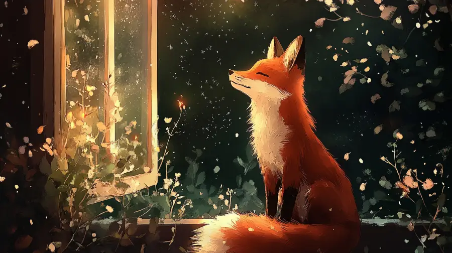 The Fox in the Garden: A Reminder to Slow Down
