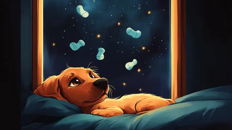 The Puppy Who Dreamed of Flying Socks – A Cozy Bedtime Story About Comfort, Curiosity, and Gentle Sleep