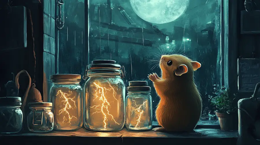The Hamster Who Caught Lightning in a Jar – And Used It to Power Dreams