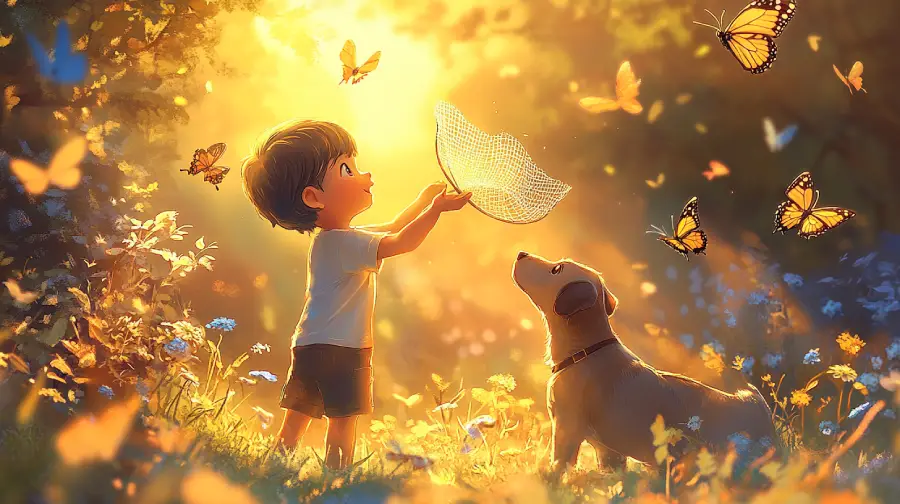 Bruno and the Butterfly Net – A Kids’ Adventure About Rescuing Wings, Friendship, and Doing What’s Right