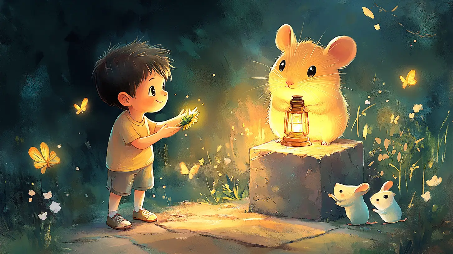 Jimmy and Nino’s Secret Garden Adventure – A Magical Tale of a Boy and His Brave Hamster