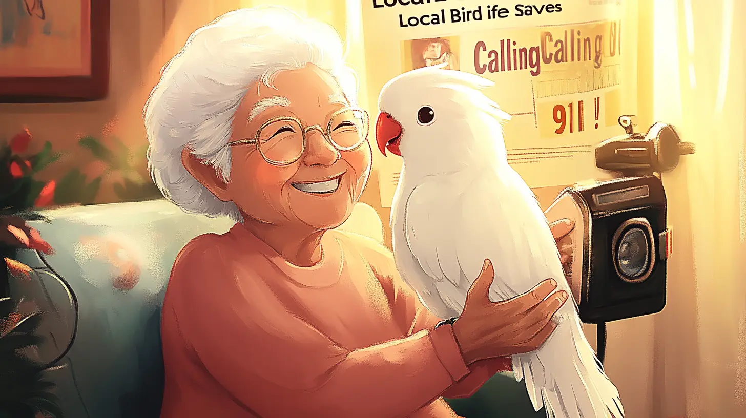 The Clever Cockatoo Who Called 911: A True Story of a Feathered Hero