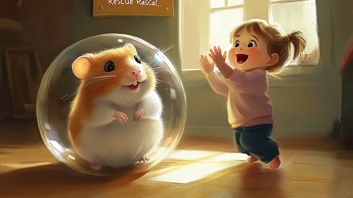 The Hamster’s Rolling Rescue – A Tiny Hero in a Big Moment