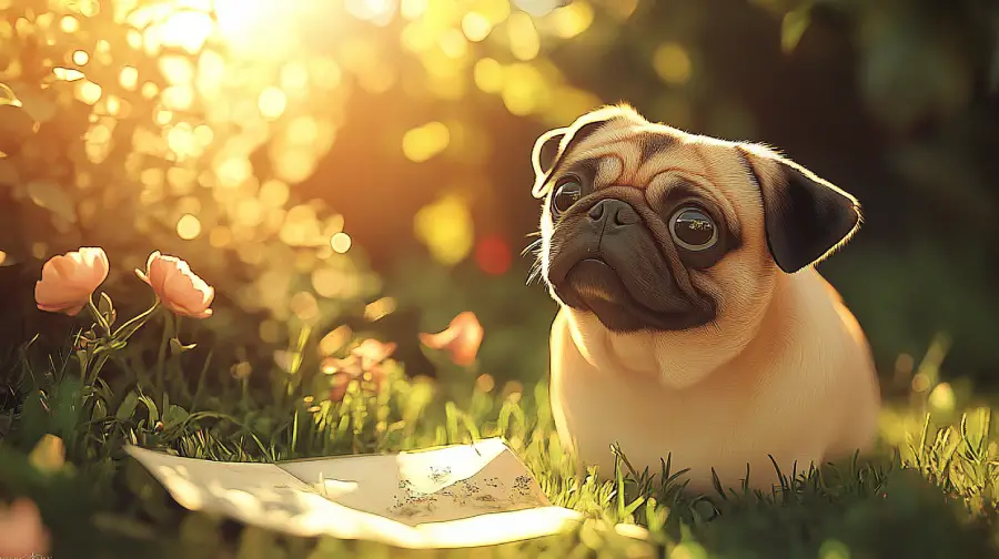 A Portal in the Garden: How a Pug Discovered the Power of Letting Go