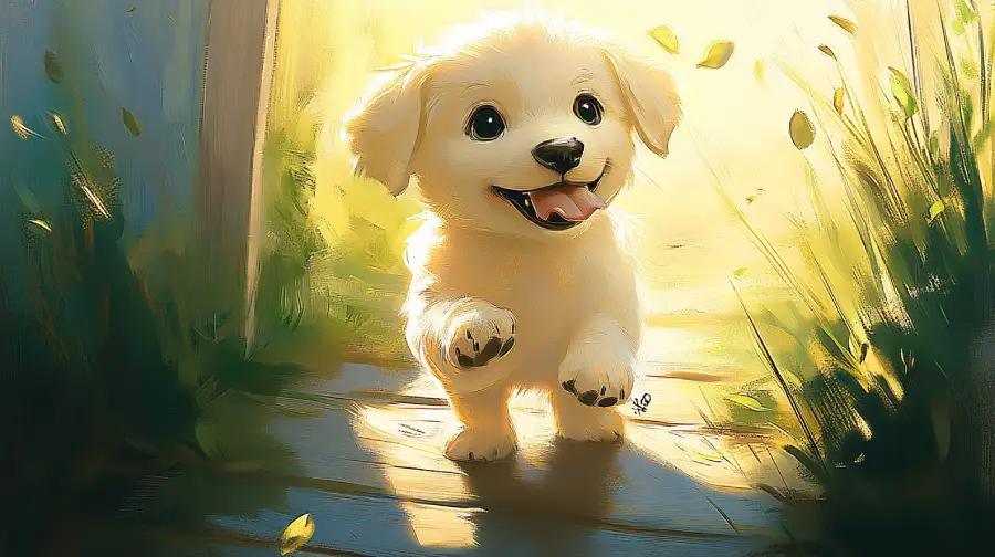 The Puppy’s Lost Tooth: A Short Story About Letting Go and Growing Up