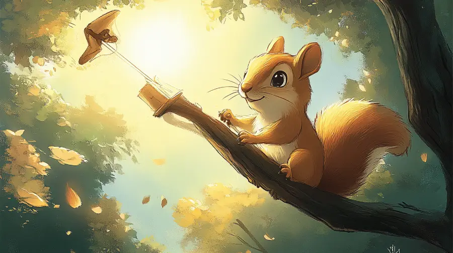 One Leap, Many Lessons: A Gentle Fable About a Squirrel Who Learned to Glide