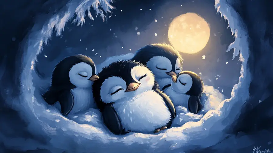 Pip’s Perfect Pillow – A Cozy Penguin Tale About Comfort, Curiosity, and Love