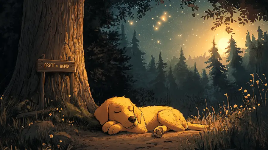 Oscar and the Forest Fire Escape – A Brave Dog Saves the Day