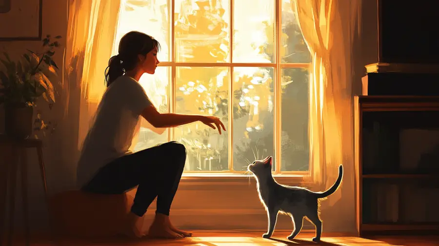 What My Cat Taught Me About Boundaries – A Quiet Lesson in Love, Space, and Self-Respect