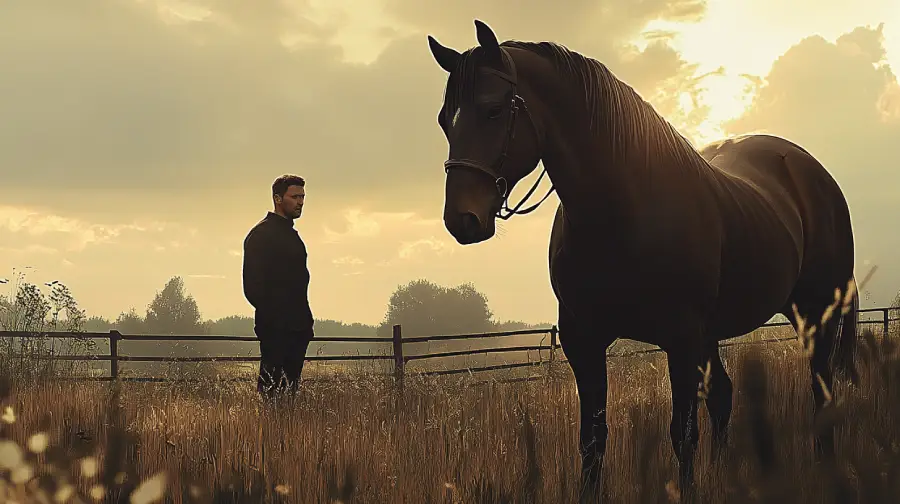 The Horse Who Waited for My Trust – A Man’s Journey Through Healing, Presence, and Patience