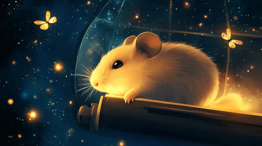 The Starry-Eyed Hamster – A Magical Bedtime Story About Space Dreams and Gentle Adventures