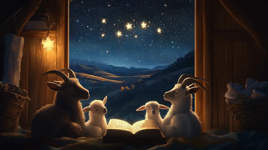 The Nighttime Nanny Goat – A Gentle Bedtime Story About Love, Stories, and Sleepy Stars
