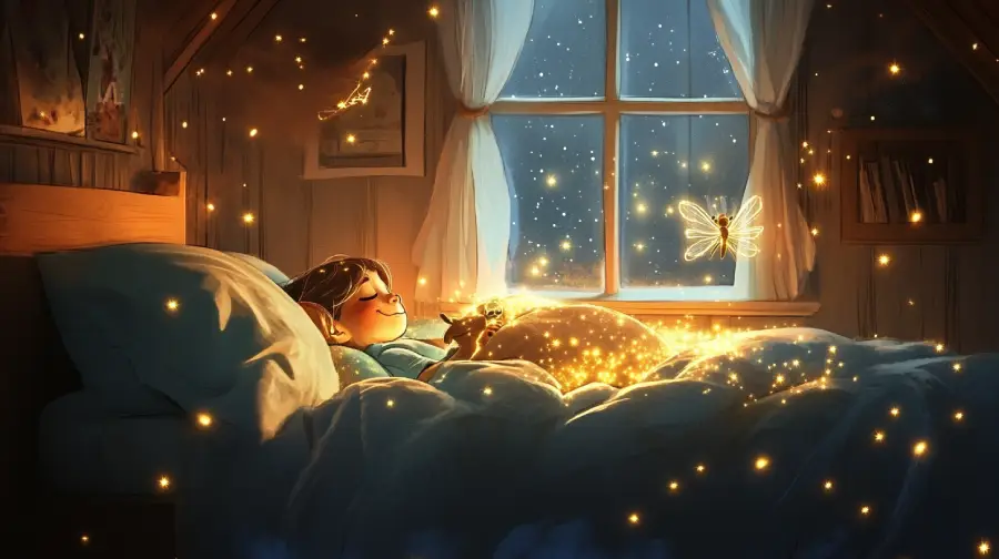 The Firefly’s Nightlight – How a Tiny Glow Helped Kids Fall Asleep with Calm and Wonder