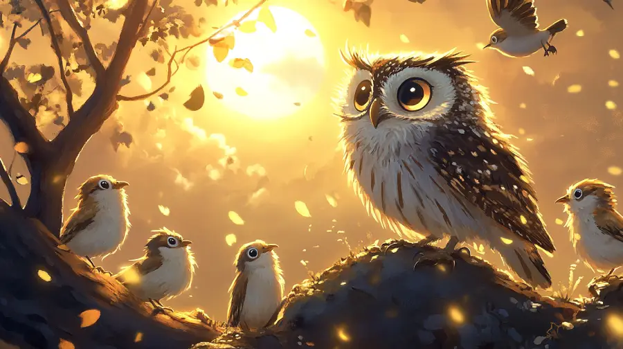 The Owl’s Skyward Soar – A Magical Tale About Bravery, Wonder, and the Power of Curiosity
