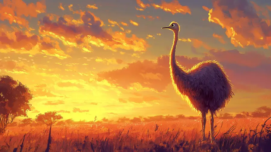 The Ostrich Who Watched the Sky