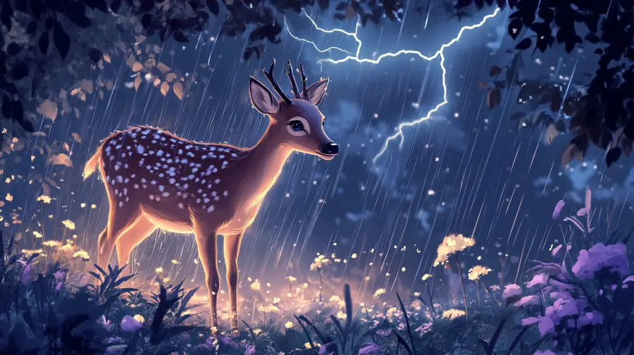 The Deer Who Danced in the Rain