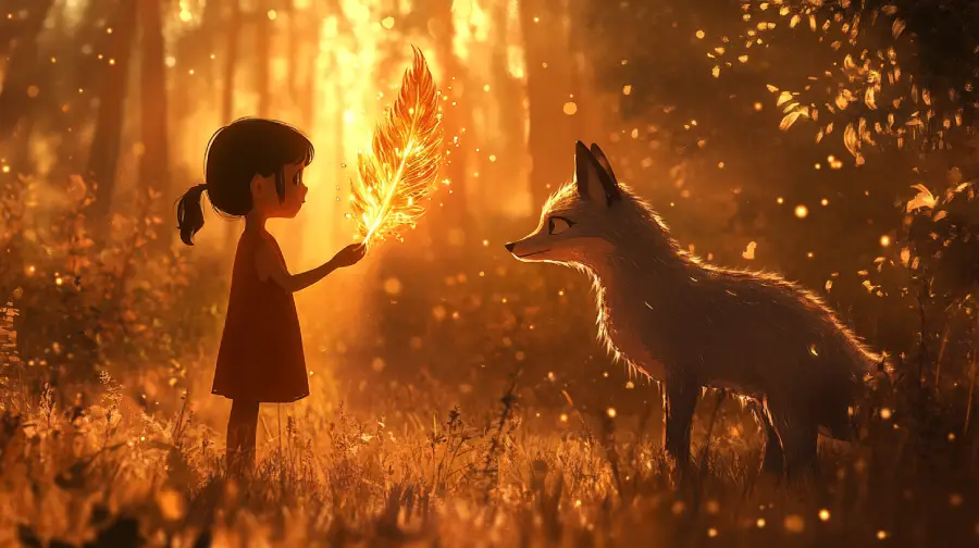 Zoe and the Phoenix Feather – A Magical Kids’ Adventure with a Silver Fox and a Stolen Flame