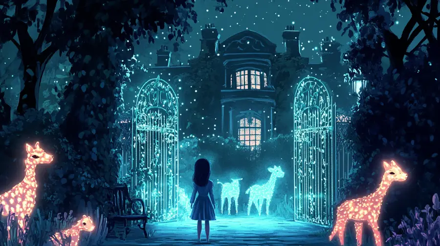 The Secret Zoo at Moonlight Manor – A Magical Kids' Adventure Where Animals Come to Life at Night