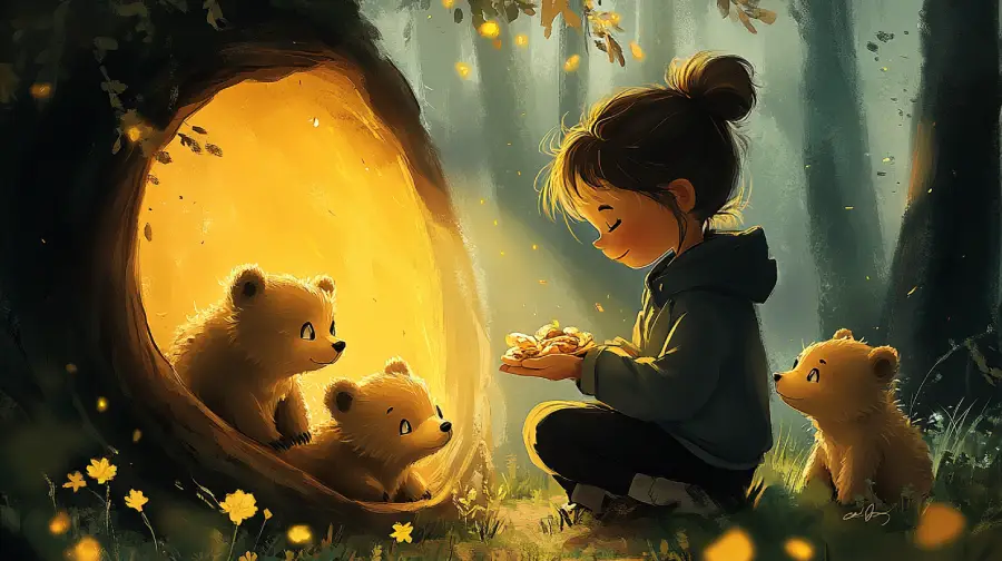 Nina and the Bear Cubs – A Forest Promise Kept Through Kindness, Compassion, and Bravery