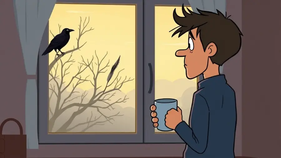 The Raven Who Left Feathers – How One Bird Taught Me to Notice the Quiet Things That Change Us