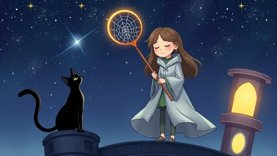 The Starcatcher’s Cat – How Nimbus Helped Luma Gather a Fallen Star Before It Faded