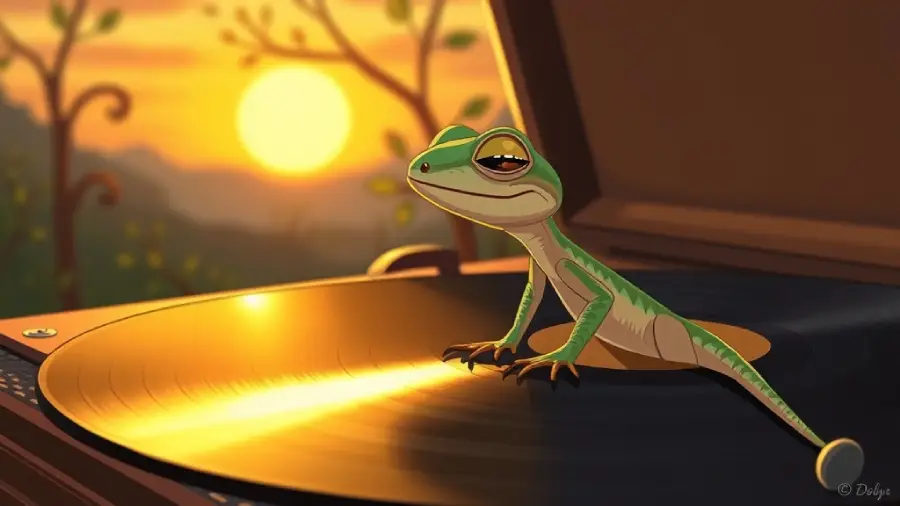 The Lizard Who Listened to Music