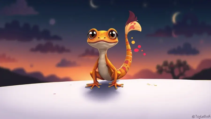 The Gecko Who Got Lost in Art
