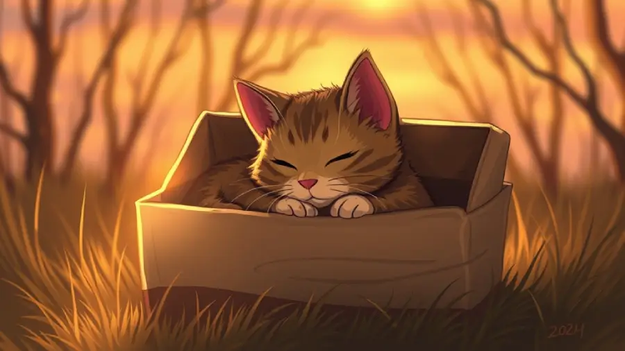 The Cat Who Found a Nap in a Shoebox – How Pickles Discovered the Perfect Spot to Drift Off