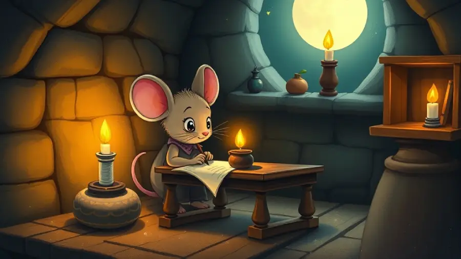 The Mouse Who Wrote Bedtime Letters – A Kids’ Tale About Millie and Her Tiny Notes of Kindness