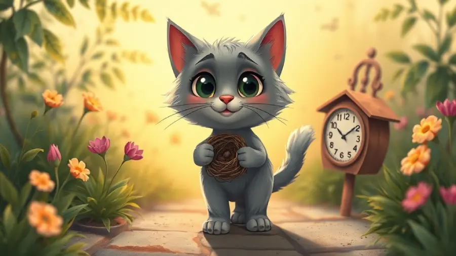 The Catnap That Lasted a Week – How Nimbus the Cat Broke a Magical Time Loop with Calmness and Curiosity