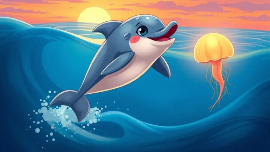 The Dolphin’s Deep Dive – How Delphina Explored the Abyss and Brought Back the Pearl of Memory