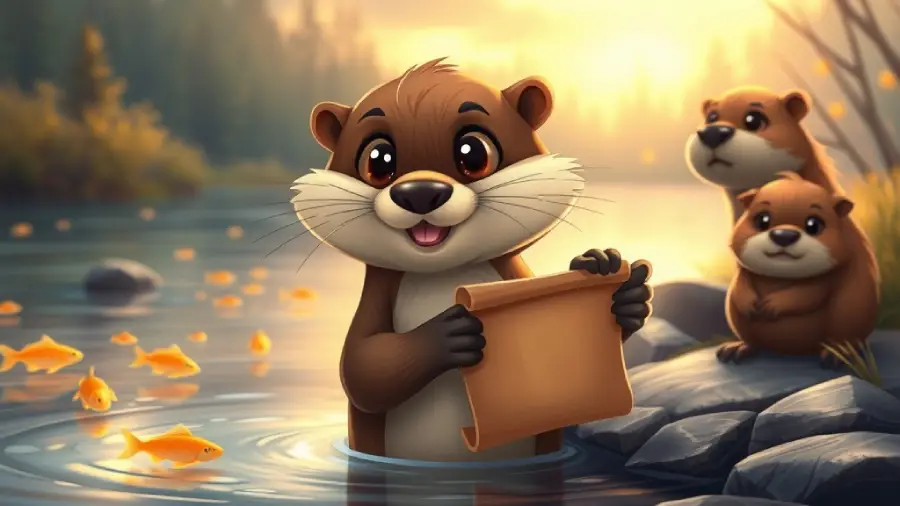 The Otter’s Hidden Treasure Chest – How Ollie the Otter Discovered the Real Secret of the Riverbed
