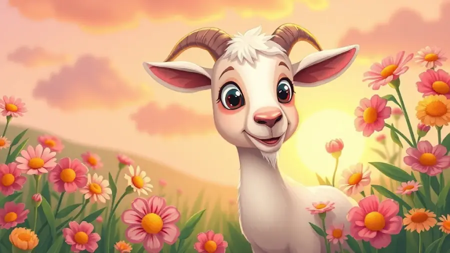 The Goat Who Watched Over Sleeping Flowers – How Gilly Guarded the Garden Through the Night