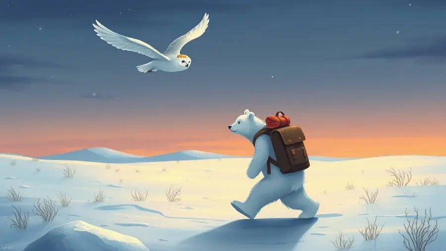 The Polar Bear’s Arctic Journey – How Nanuq Helped Save the Winter Camp and Found New Friends Along the Way