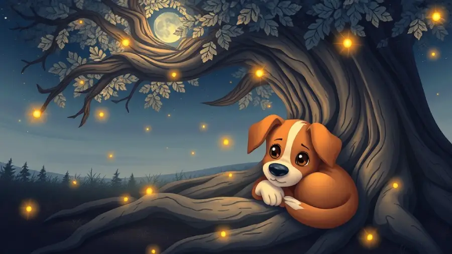 The Dog Who Found a Whispering Tree – How Pip Brought Forgotten Tales Back to Life in Maplewood Forest