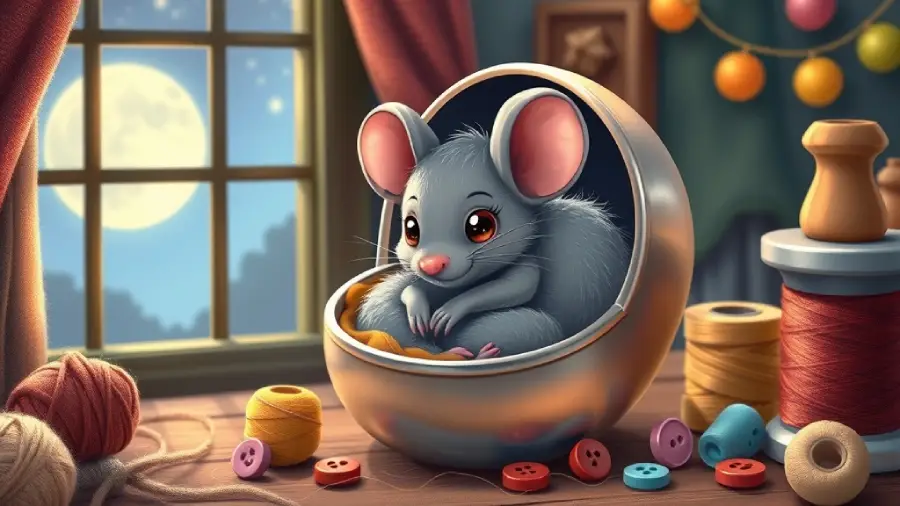 The Mouse Who Slept in a Thimble: A Calming Bedtime Story for Kids