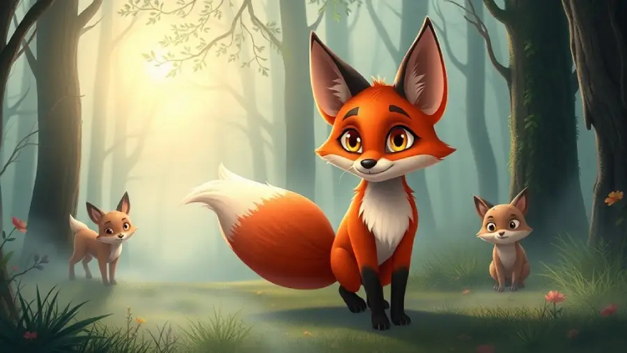 The Fox Who Led the Way Through Fog – A Clever Animal Adventure for Kids