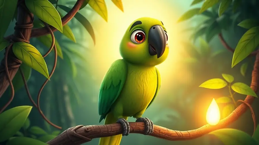 The Parrot Who Knew All the Secrets – A Jungle Adventure Story for Kids