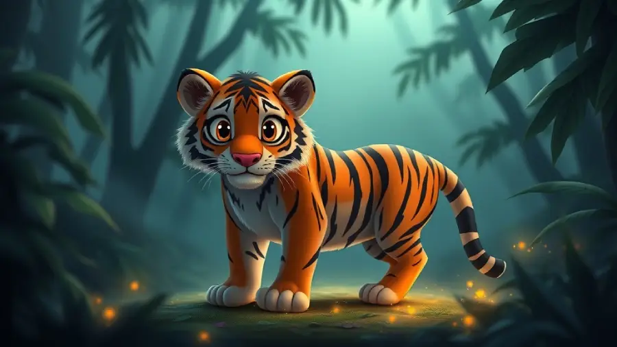 The Tiger Who Fought the Shadow Beast – A Courageous Jungle Adventure for Kids