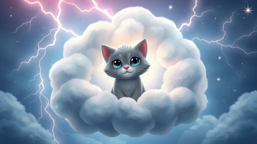 The Cat Who Tamed a Storm Cloud – A Magical Weather Adventure for Kids