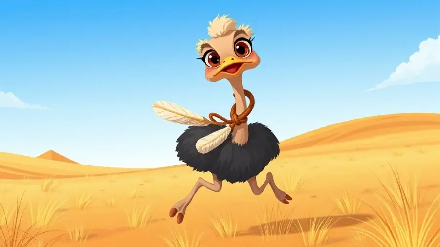The Ostrich Who Ran Away from Home – A Gentle Animal Adventure for Kids
