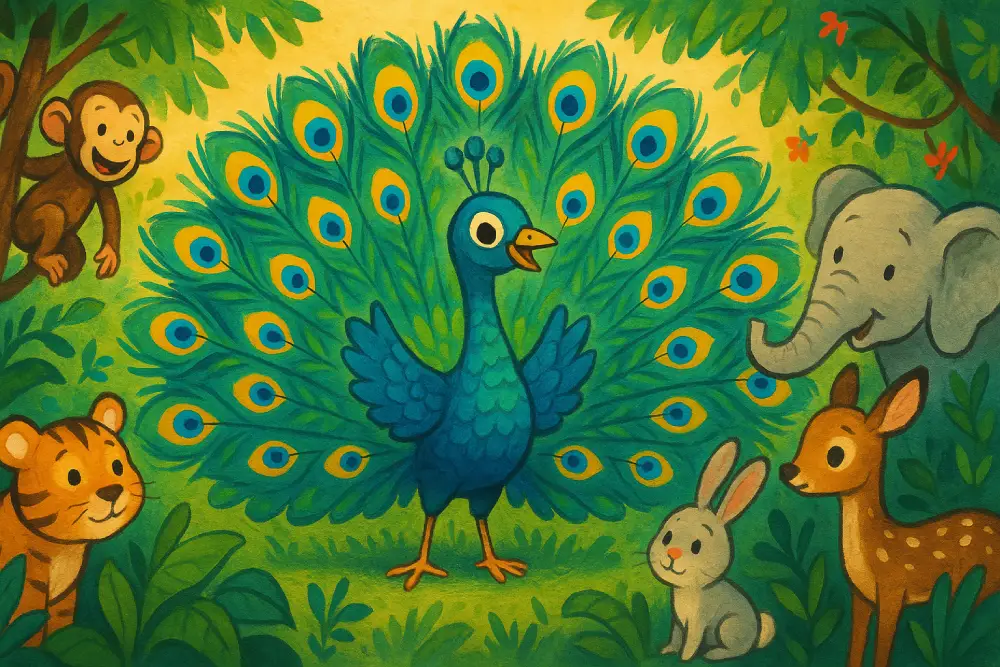 The Proud Peacock and Her Silly Punishment