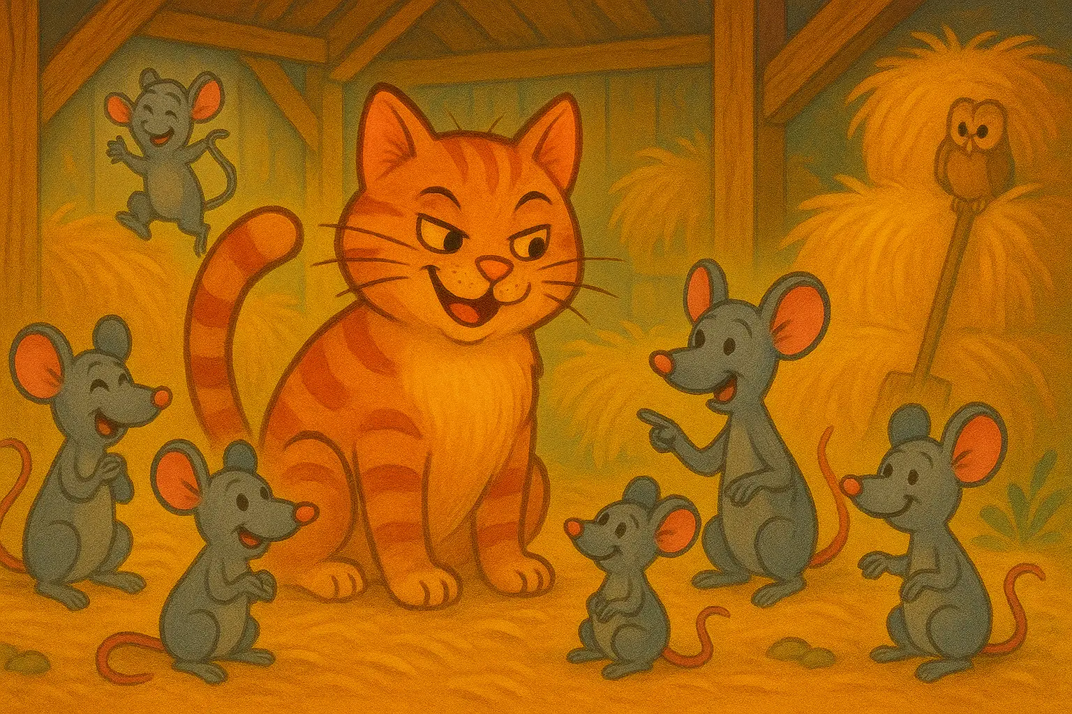 The Cat and the Clever Mice