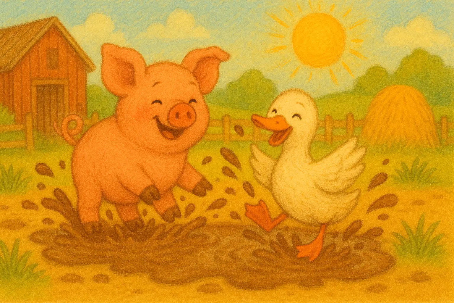 The Pig and His Best Friend the Duck