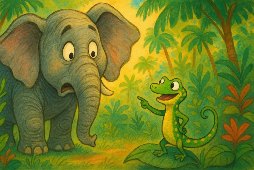 The Elephant and the Gecko’s Lesson