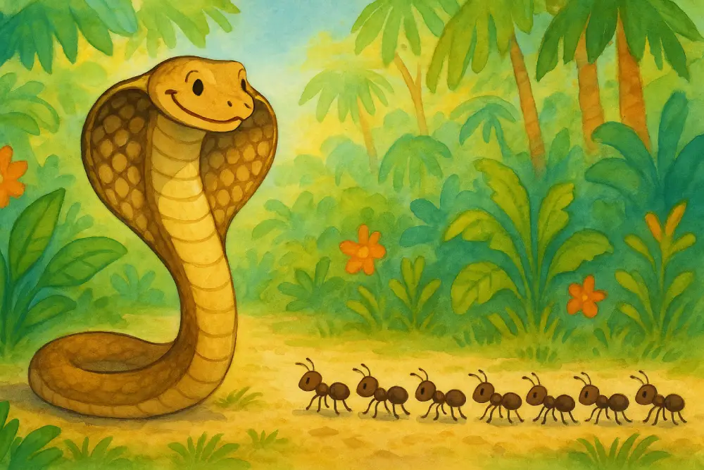 The Cobra and the Clever Ants