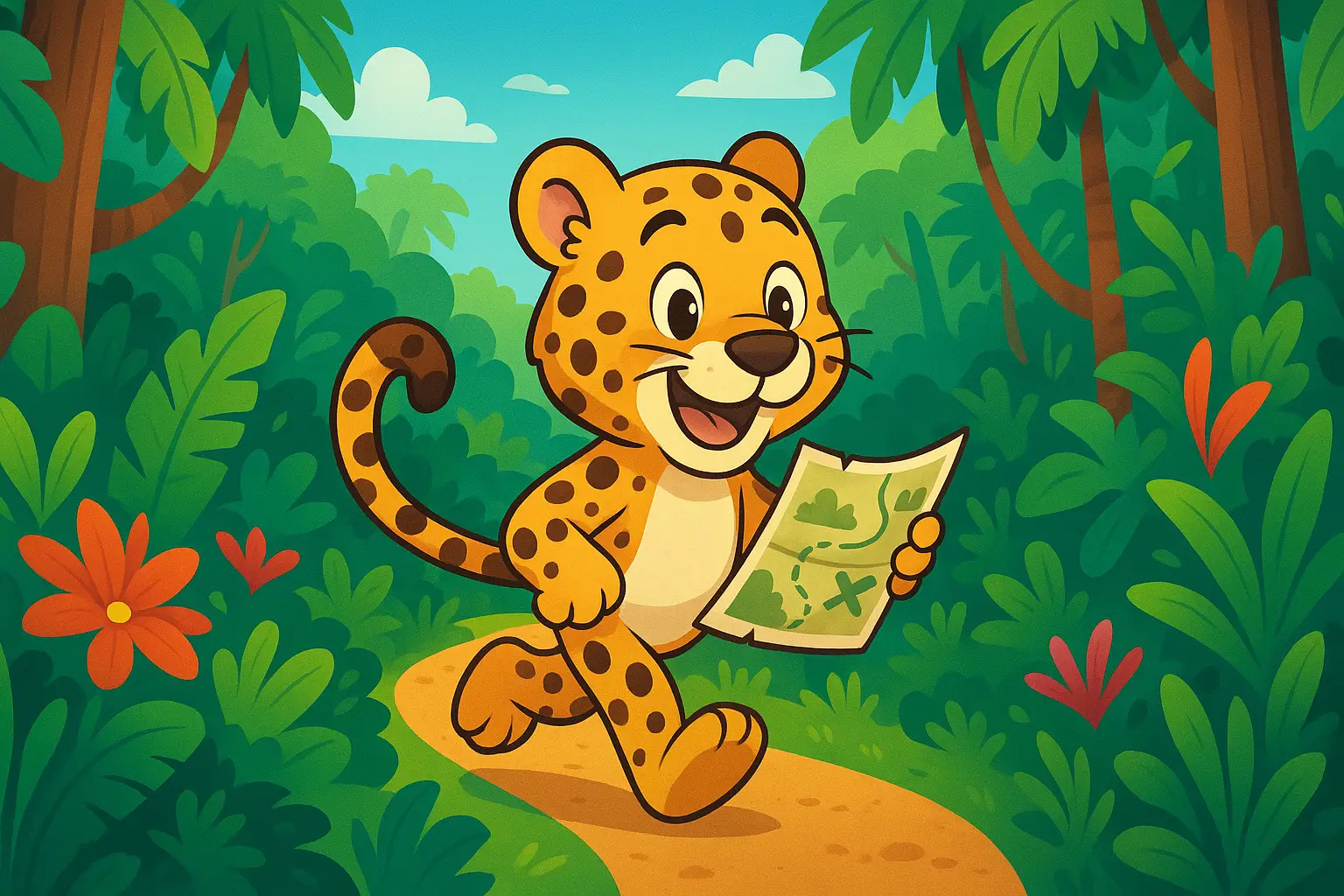 Jaguar’s Journey: The Quest for the Giggle Grove