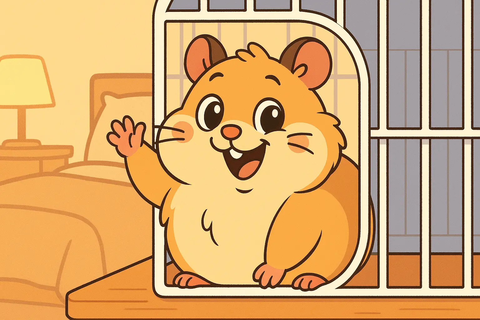 Hammy the Great Escape Artist !