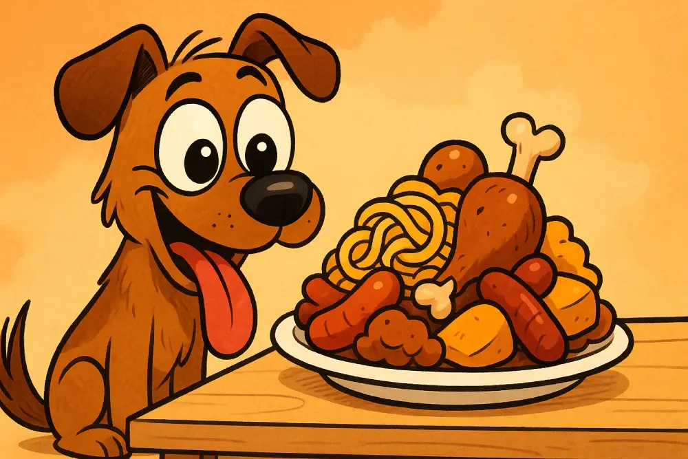 Danny the Greedy Dog’s Gigantic Snack Hunt